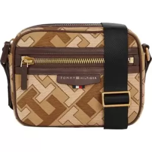 Tommy Hilfiger Th Monogram Wool Camera Bag - Beige