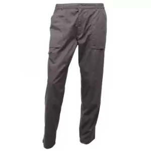 Regatta Mens Workwear Action Trouser (Water Repellent) (40 Short) (Dark Grey) - Dark Grey