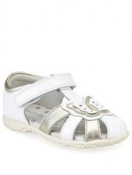 Start-rite Girls Charm Sandals - White, Size 6.5 Younger