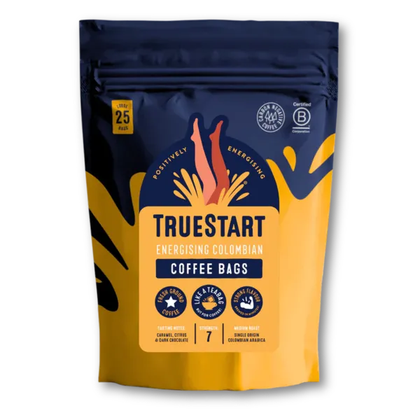 TrueStart Coffee Loose Coffee Bags Energising Colombian Pack 25 - EXR50406TR