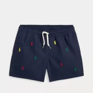 Ralph Lauren Boys Swimming Shorts - Navy Multi - 8 Years