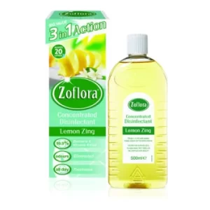 Zoflora Disinfectant Lemon Zing 500ml (Pack of 12) RY20957