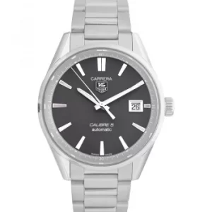 Carrera Calibre 5 Automatic Grey Dial Mens Watch