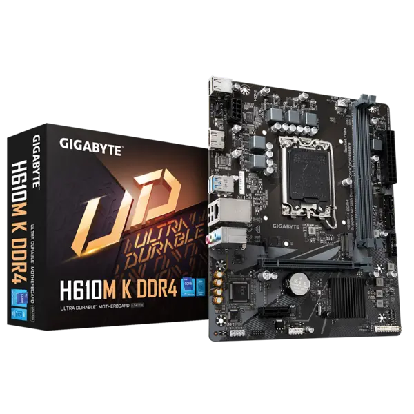 Gigabyte H610M K DDR4 Micro ATX Motherboard - LGA 1700