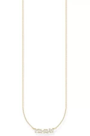 Thomas Sabo Charm Club Charming Gold Baguette Necklace KE2095-414-14-L45V