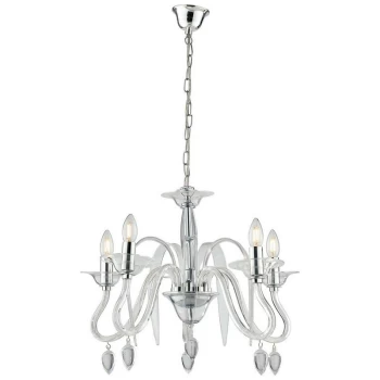 Fan Europe Lighting - Fan Europe ESTEFAN 5 Light Chandeliers Transparent 53x45.5cm