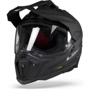 LS2 MX701 Explorer Solid Matt Black Adventure Helmet 2XL