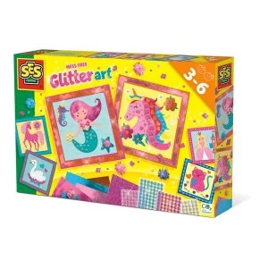 SES CREATIVE Childrens Mess Free Glitter Art