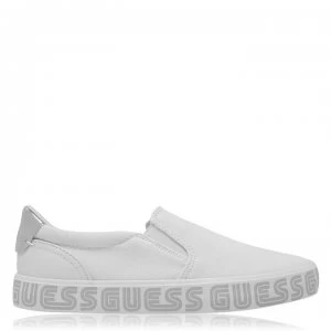 Guess Gray Slip-on Trainers - White