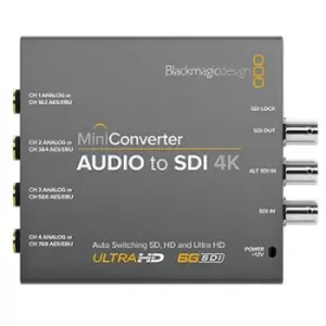 Blackmagic Mini Converter - Audio to SDI 4K