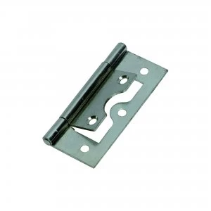 Wickes Flush Hinge - Zinc 63mm Pack of 2