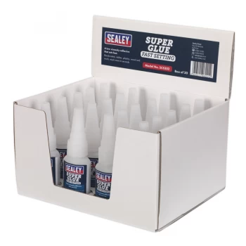 Sealey SCS302 Super Glue Fast Setting 20g Pack of 20