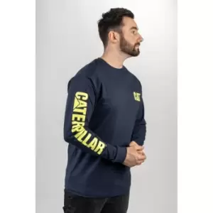 Trademark Banner Long Sleeve T-Shirt Blue/Yellow Large