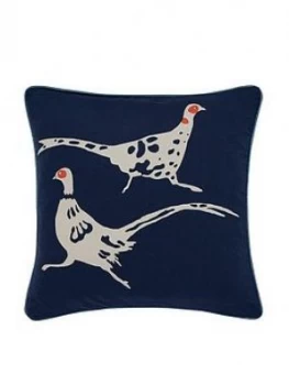 Joules Twilight Pheasant Cushion