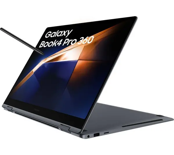 Samsung Galaxy Book4 Pro 360 16" 2 in 1 Laptop - Intel Corea¢ Ultra 7| 512GB SSD| Grey, Silver/Grey