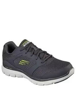 Skechers Flex Advantage 4.0 Trainers - Black , Grey, Size 11, Men