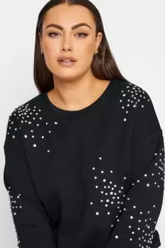 Embellished Long Sleeve Sweatshirt