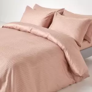 Taupe Beige Egyptian Cotton Duvet Cover Set 330 Thread Count, Double - Taupe beige - Taupe beige - Homescapes