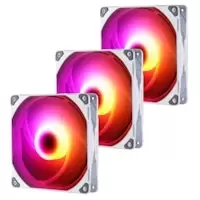 Phanteks M25 140mm D-RGB PWM Chassis Fan Triple Pack - White