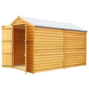 Mercia Overlap Apex Windowless Value Shed - 10 x 6ft