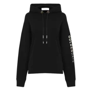 Hugo Boss Eustice Gold Hoodie Black Size M Women