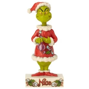 Two Sided Naughty And Nice Grinch Figurine