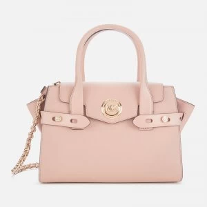 Michael Kors Womens Carmen Small Flap Satchel - Fawn