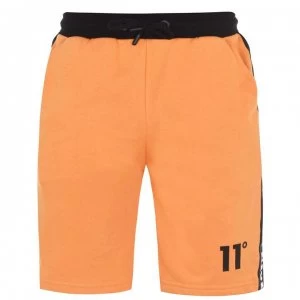 11 Degrees Taped Sweat Shorts - Blaze Orange