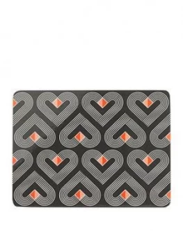 Set Of 4 Vibe Slate Placemats