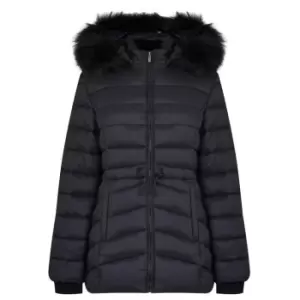 Firetrap Luxe Bubble Jacket Womens - Black