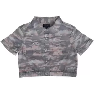 Firetrap Camo Shirt Girls - Pink