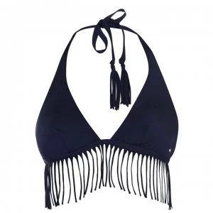 Tommy Bodywear Fringe Bikini Top - 416 NAVY BLAZER