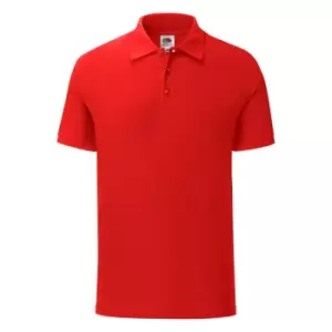 Fruit Of The Loom Mens Iconic Polo Shirt (XL) (Red)