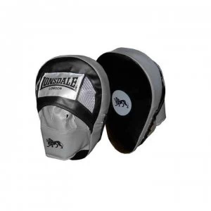 Lonsdale Curved Hook and Jab Pads - Black/Grey