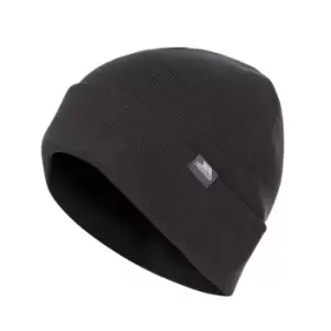 Trespass Unisex Adult Crackle Reflective Beanie (One Size) (Black)