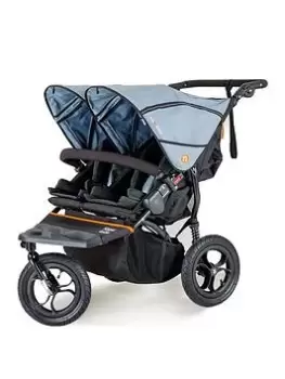 Out n About Nipper Double V5 Pushchair -Rock Salt Grey