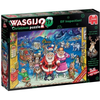 Jumbo Wasgij 17 Elf Inspection Jigsaw Puzzle - 1000 Pieces