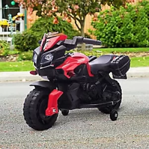 Homcom Kids 6V Electric Pedal Motorcycle Ride-On Toy Red