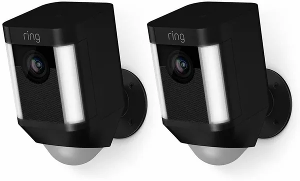 Ring Spotlight Camera Battery 2 Pack Black