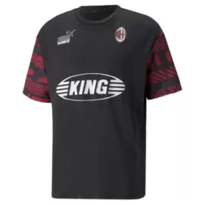 Puma AC Milan Football Heritage Jersey Unisex Adults - Black