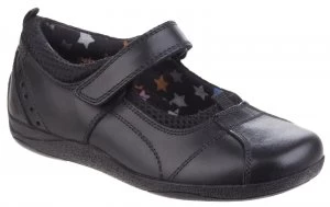 Hush Puppies Girls Cindy Junior Shoe Black