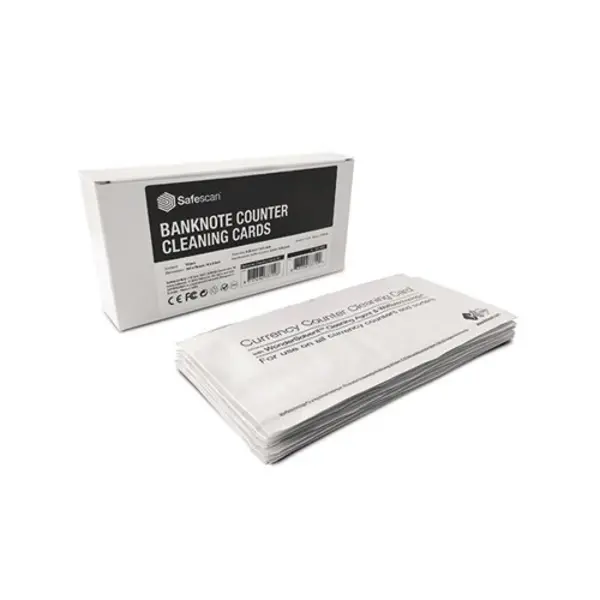 Safescan Safescan Banknote Counter Cleaning Cards White (Pack of 15) 152-0663 152-0663