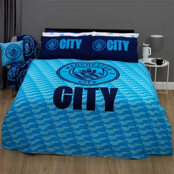 Manchester City FC MAN CITY CRESTCOL DOUBLE DUVET COVER Duvets DOUBLE Multi 40619299030