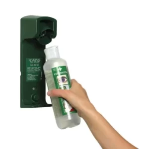 Wall Bracket For 500ML Cederroth Eyewash Bottle Green