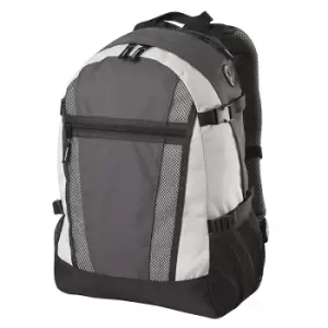 Shugon Indiana Sports Backpack (20 Litres) (One Size) (Dark Grey/Off White)