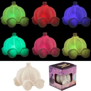 Colour Change Princess Carriage Decorative LED Nightlight