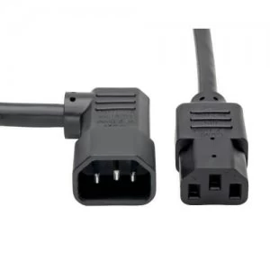 Tripp Lite Heavy Duty PDU Power Cord C13 to Right Angle C14 15A 250V 1