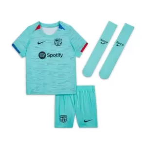 Nike Barcelona Third Minikit 2023 2024 Infants - Blue