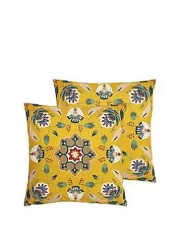 Furn Folk Flora Water & Uv Resistant Outdoor Cushion 2 Pack