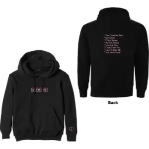 BlackPink - The Album Tracklist Unisex XX-Large Pullover Hoodie - Black